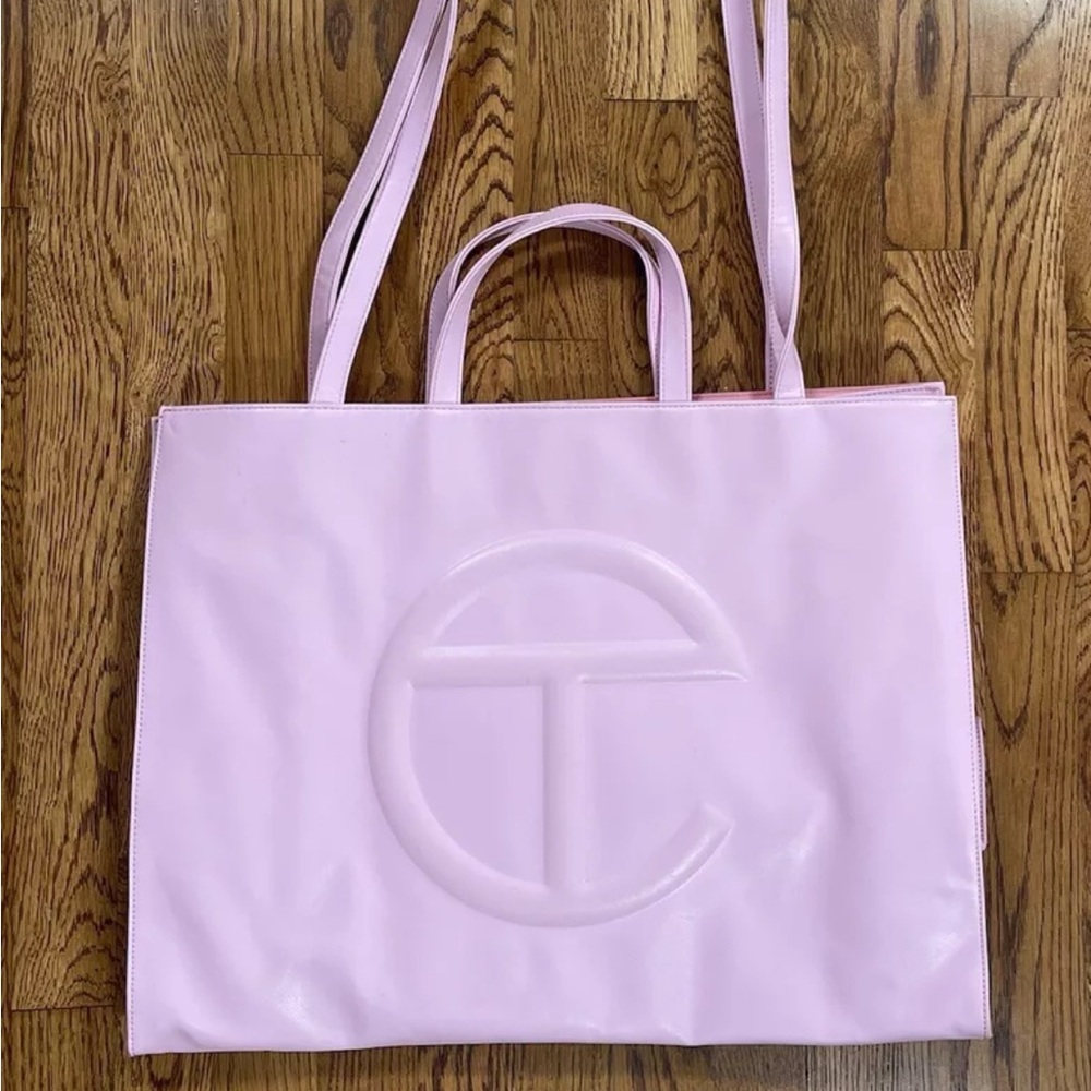 Telfar Large Shopping Bag bubblegum Pre Loved